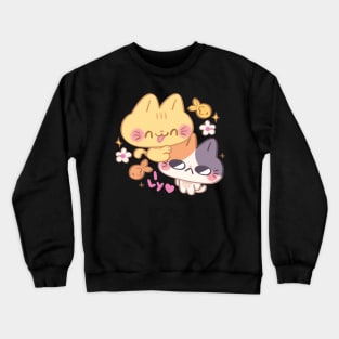 Lovely Kitty Couple Crewneck Sweatshirt